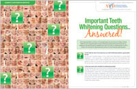 Teeth Whitening Answers - Dear Doctor Magazine